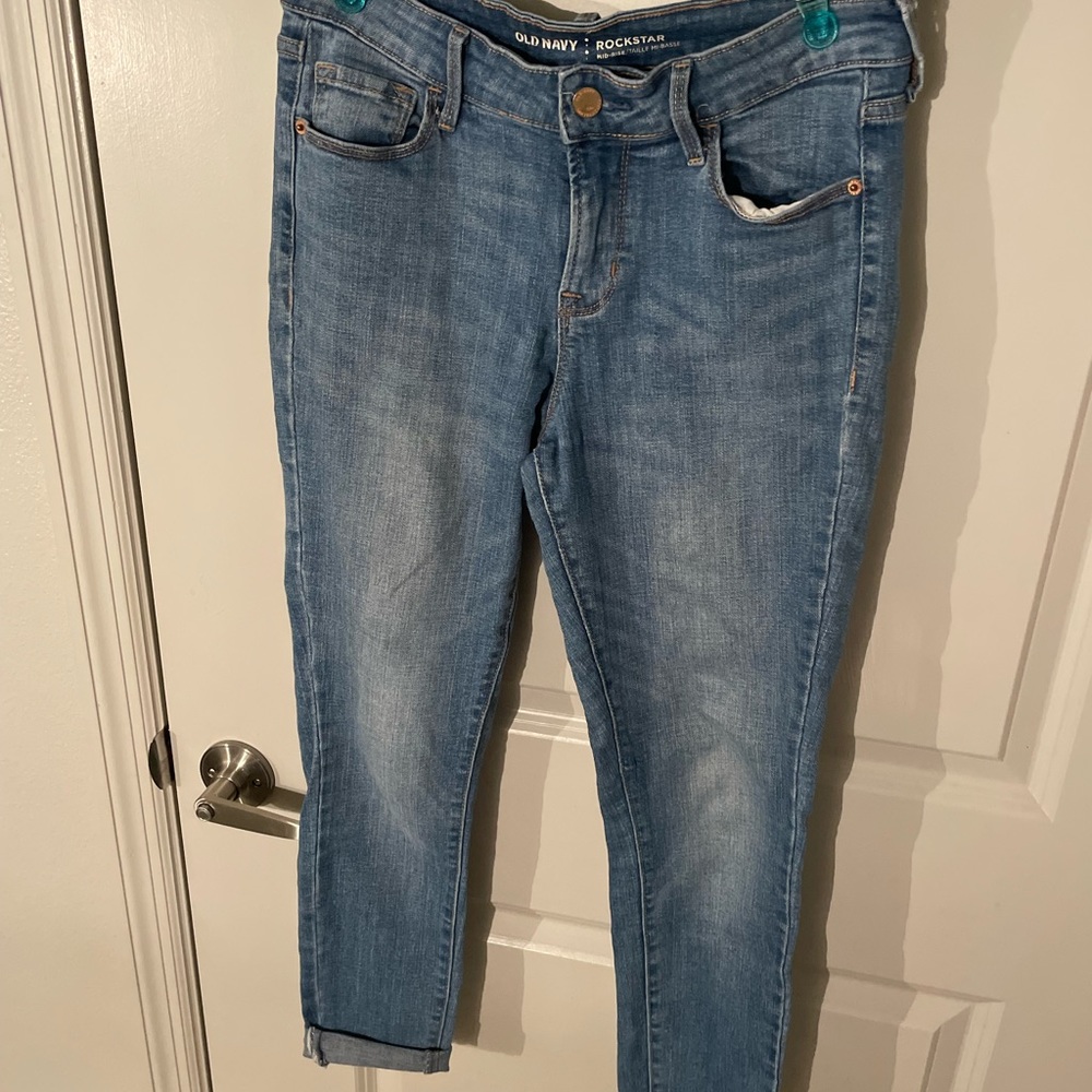 Light denim jeans